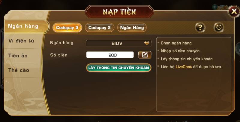 IWIN - link vào cổng game sòng bạc uy tín, tải iwin club về điện thoại 12 Nạp Tiền Qua Ngân Hàng